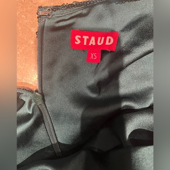 Staud Ilana Emerald Green Sequin Mini Dress XS - Picture 8 of 12